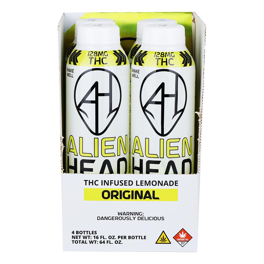 Alien Head D9 THC Lemonade | OrigInal | 4 Pack