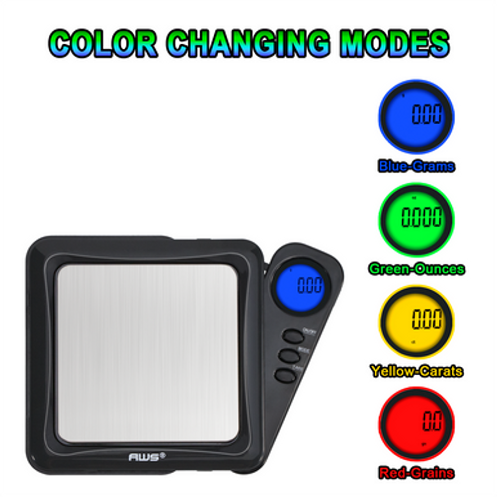 AWS Blade Digital Pocket Scale | Display Screen Settings