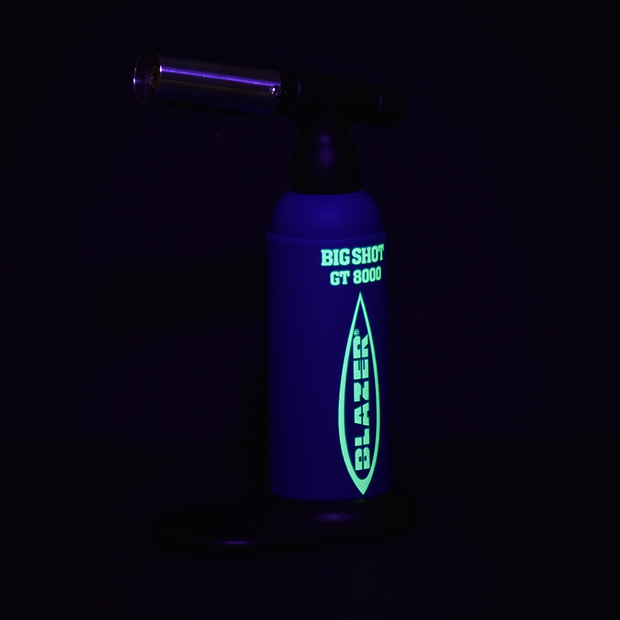 Blazer Big Shot GT8000 Torch Lighter | Blue & Glow Logo