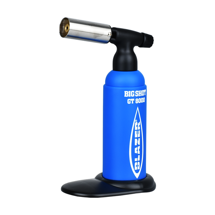 Blazer Big Shot GT8000 Torch Lighter | Blue & Glow Logo
