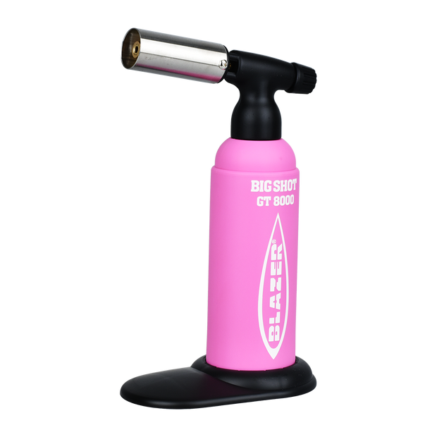 Blazer Big Shot GT8000 Torch Lighter | Pink & Glow Logo