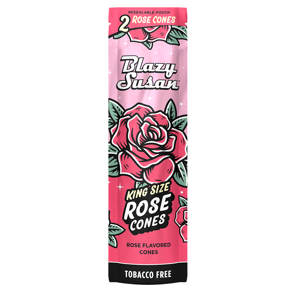 Blazy Susan Rose Pre-Rolled Cones | Individual Pouch
