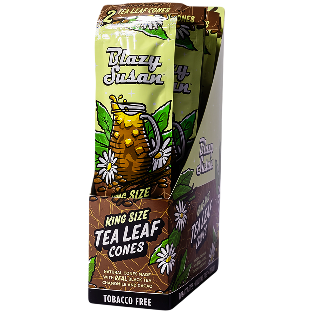 Blazy Susan Tea Leaf Pre-Rolled Cones | Original Tea | Full Box