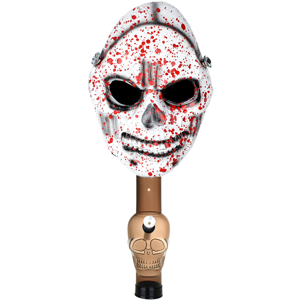 Bloody Skull Gas Mask & Acrylic Bong Set