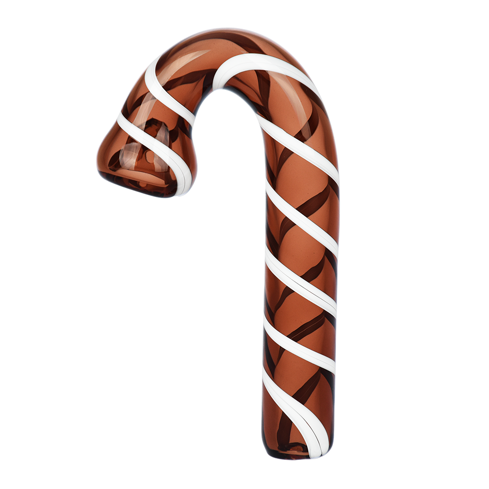 Candy Cane Hand Pipe | Side View
