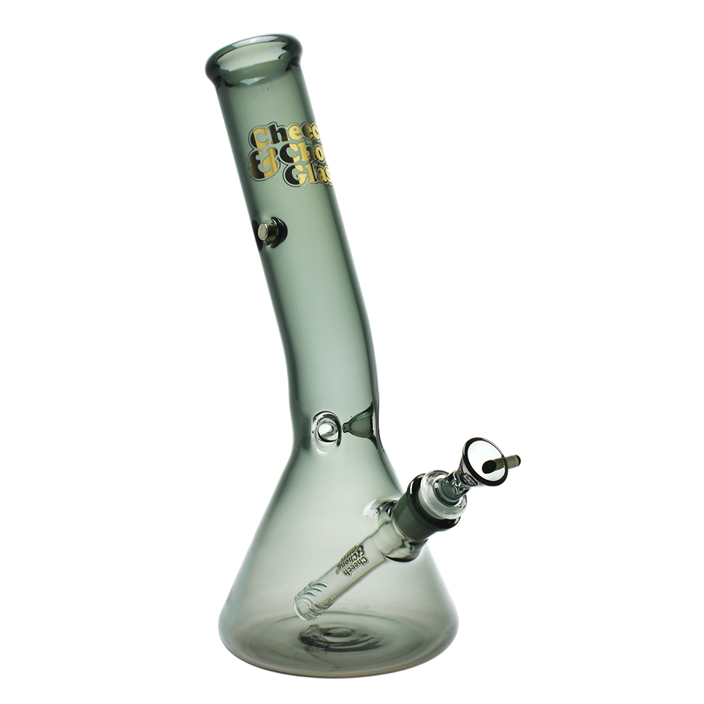 Cheech & Chong Glass Beaker Bong | Basketball Jones Chillax | Gray