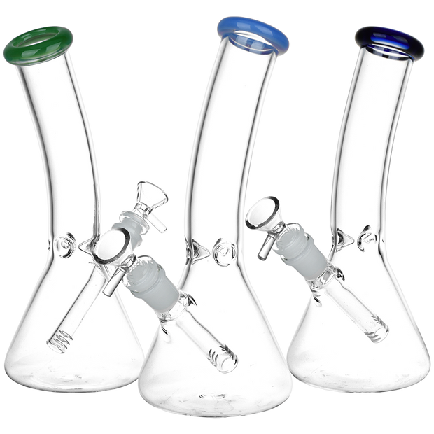 Classic Glass Bent Neck Beaker Bong | Medium Size | Group