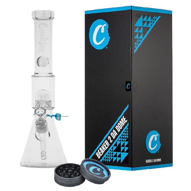 Cookies 2 Da Dome Beaker Bong & Grinder Set Best Big Bongs Pulsar