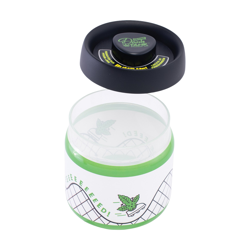 Dank Tank Vacuum Glass Jar | WEEEEED Roller Coaster | Open View