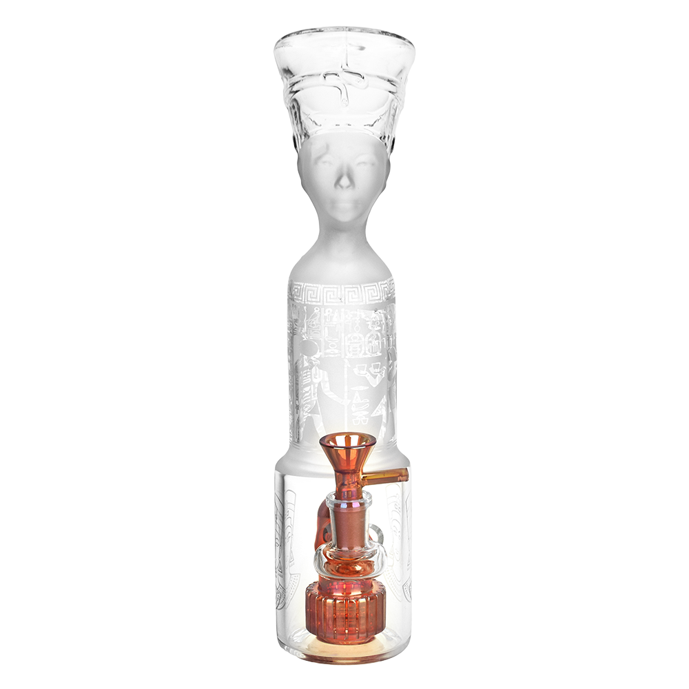 Egyptian Queen Frosted Bong | Front View
