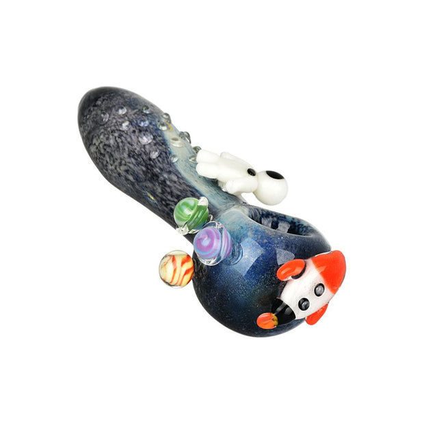Empire Glassworks Galactic Glow Spoon Pipe | Bowl Close View