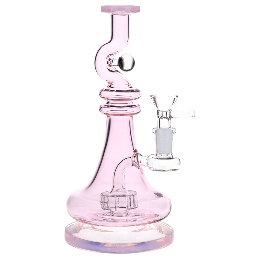 Enchanted Tower U-Neck Bong | Frontal Side View