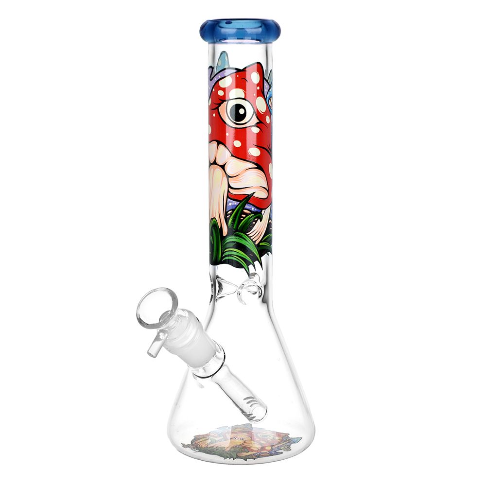 Eye Of The Shroom Beaker Bong | Blue