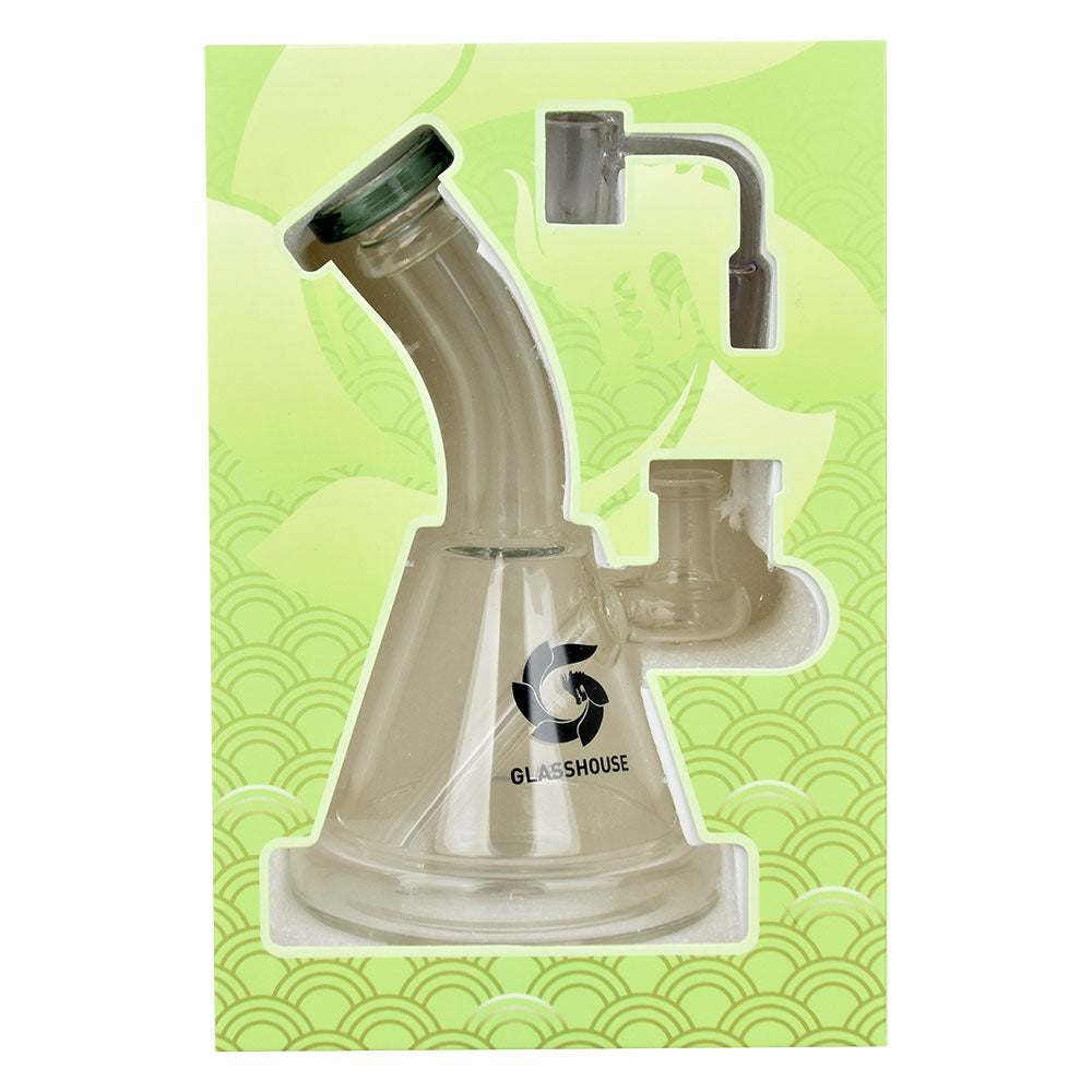 Glass House Bent Neck Dab Rig | Packaging