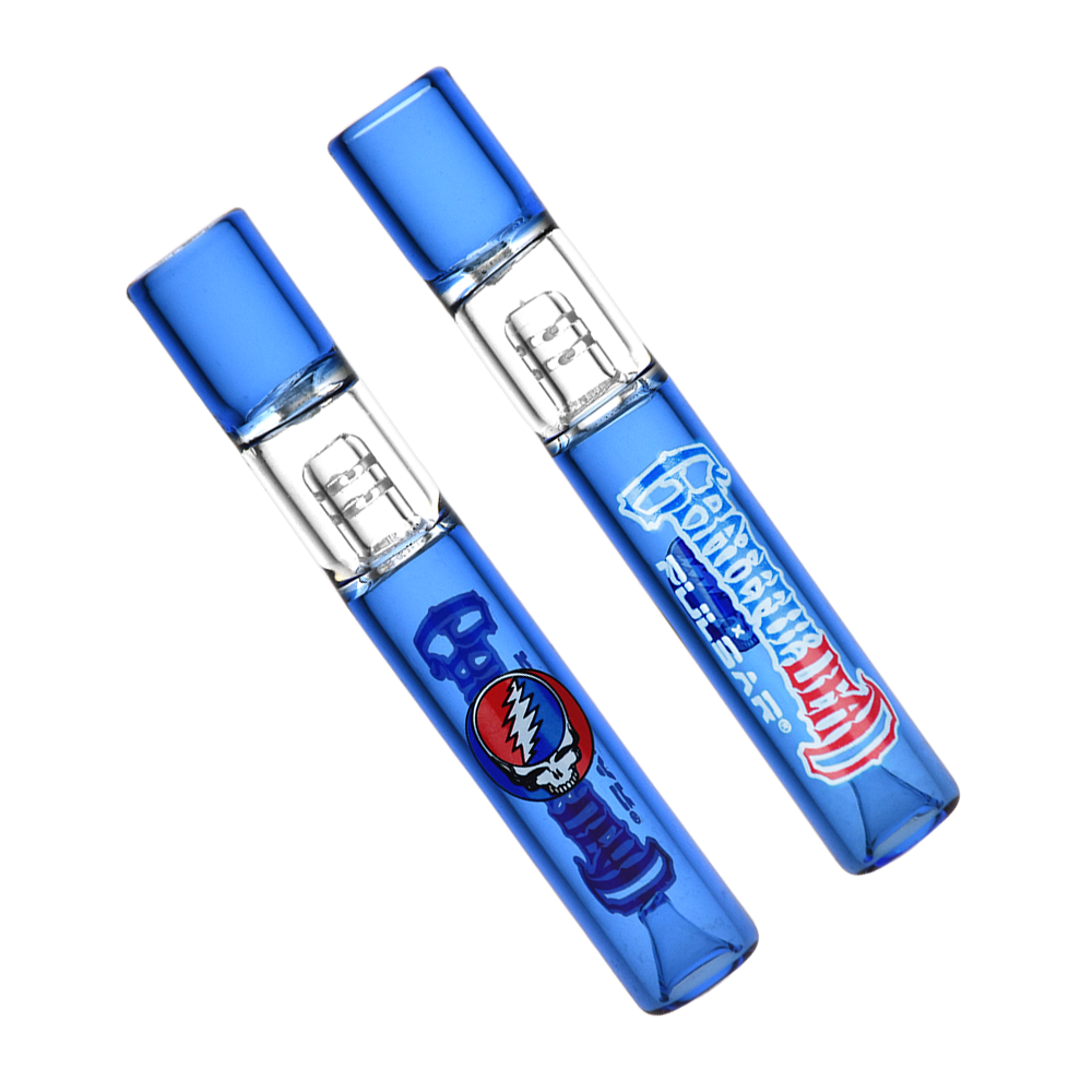 Chillum Pipe with Ash Catcher | Grateful Dead Weed Pipes - Pulsar