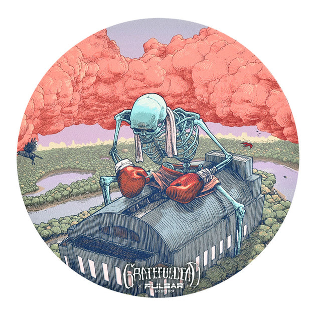 Skeleton Boxer DabPadz Dab Mat Grateful Dead x Pulsar Pulsar Vaporizers