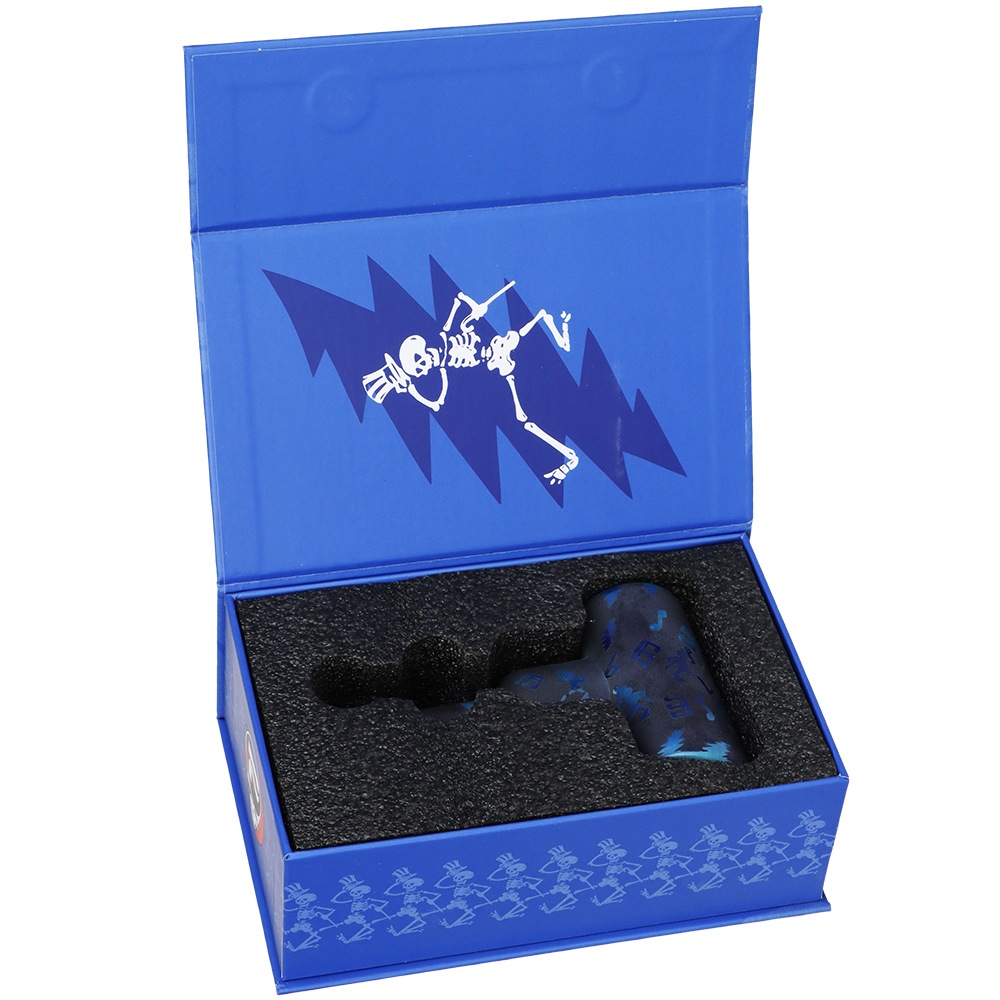 Grateful Dead x Pulsar Etched Hammer Bubbler | Ethereal Music | Packaging Open VIew