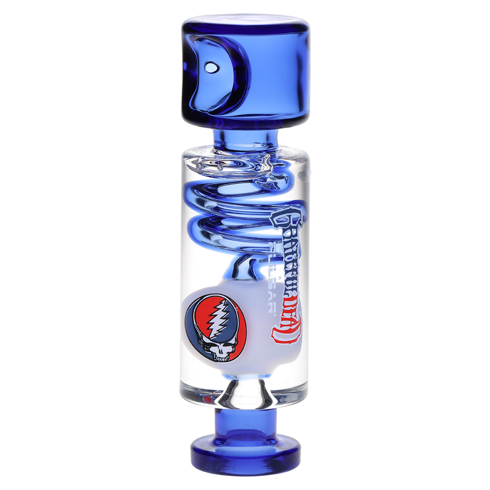 Grateful Dead x Pulsar Glycerin Spiral Hand Pipe | Side View