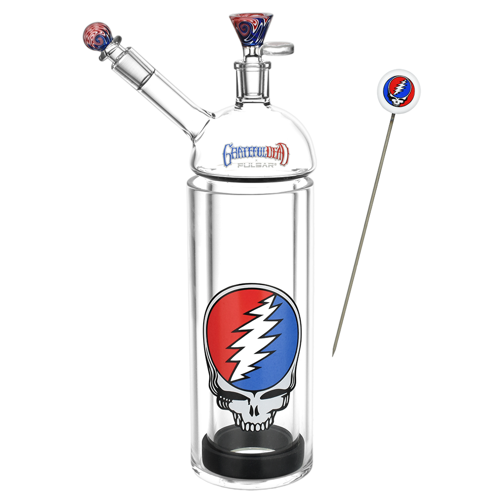 Grateful Dead x Pulsar Gravity Bong Set | Pipe & Poker Tool