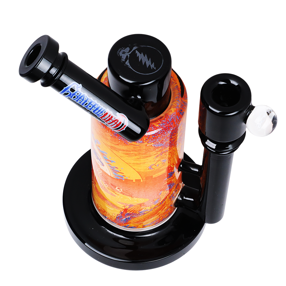 Grateful Dead x Pulsar Inside Print Bong | Sunset Dance | Top View