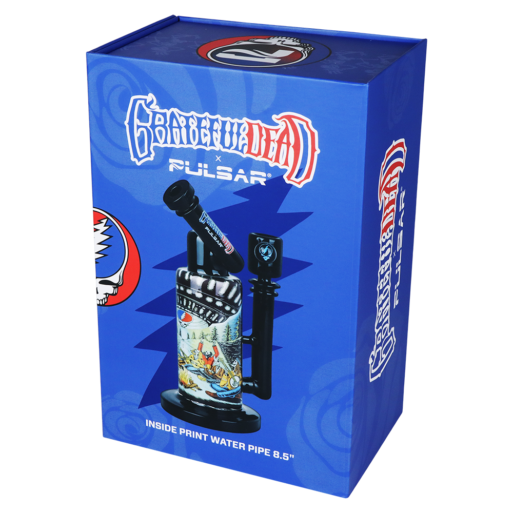 Grateful Dead x Pulsar Inside Print Bong | UFO Jam | Gift Box Packaging