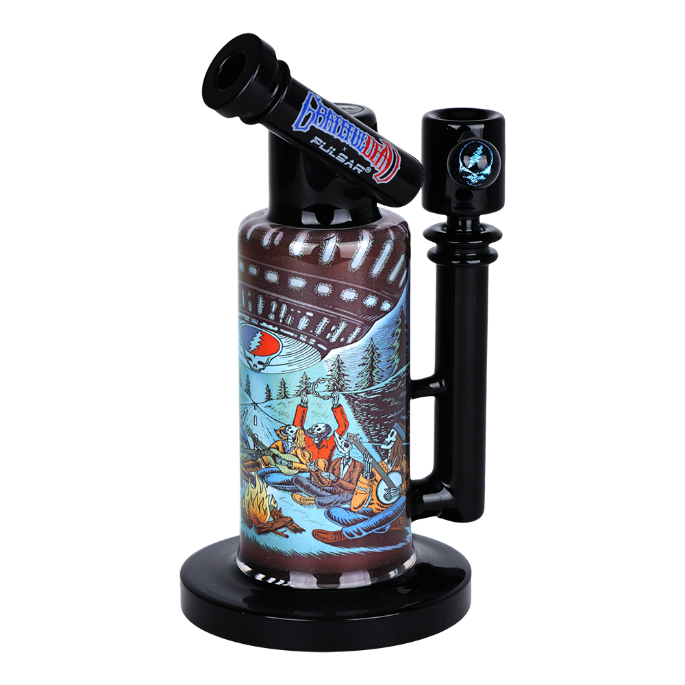 Grateful Dead x Pulsar Inside Print Bong | UFO Jam | Side View