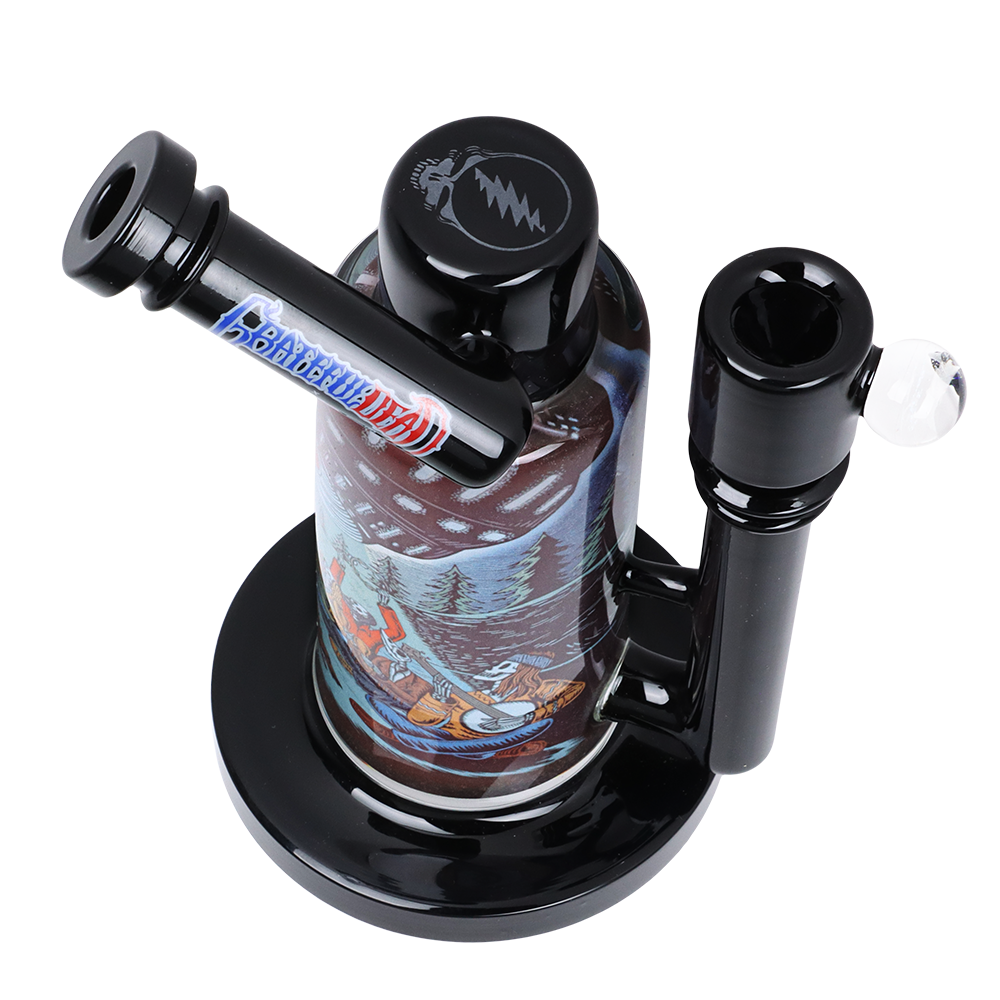 Grateful Dead x Pulsar Inside Print Bong | UFO Jam | Top View
