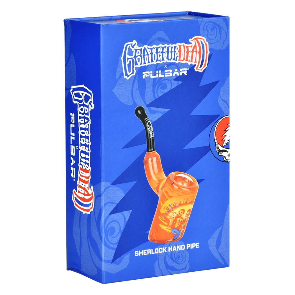 Grateful Dead x Pulsar Inside Print Sherlock Pipe | Sunset Dance | Packaging