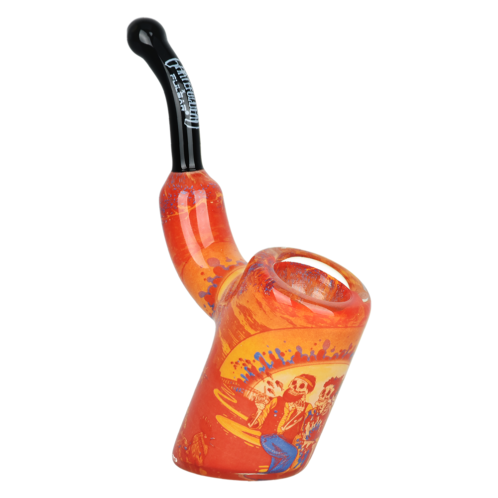 Grateful Dead x Pulsar Inside Print Sherlock Pipe | Sunset Dance | Front View