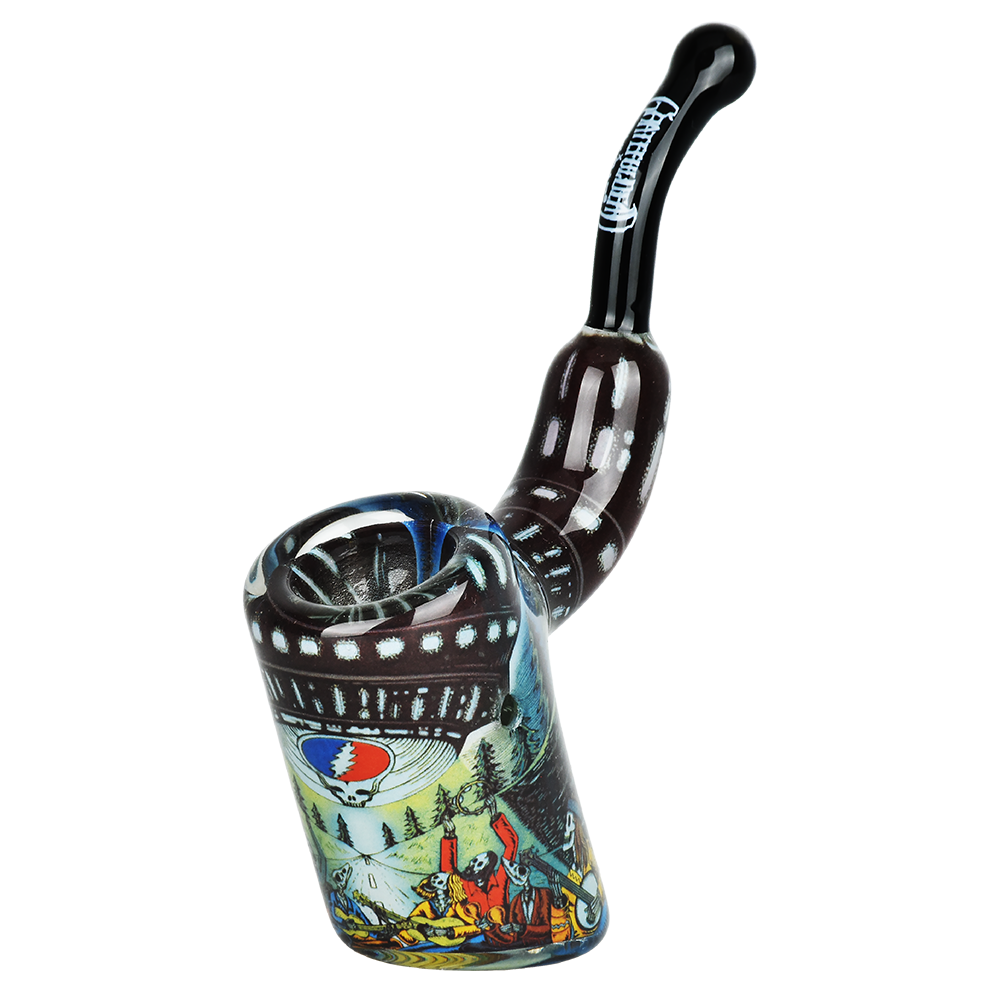 Grateful Dead x Pulsar Inside Print Sherlock Pipe | UFO Jam | Alt Side View