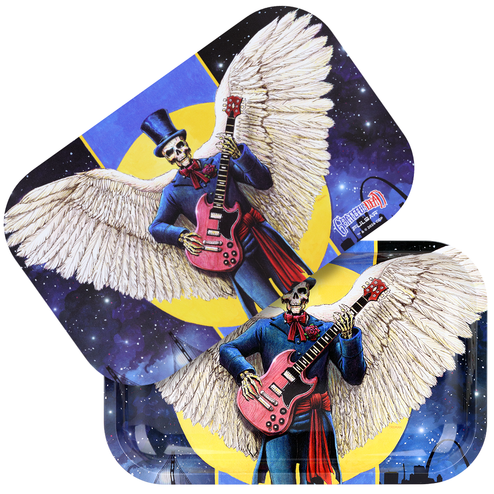Grateful Dead x Pulsar Metal Rolling Tray & Lid | Angel of Music