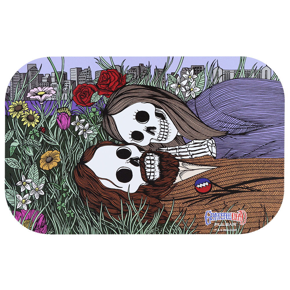 Grateful Dead x Pulsar Magnetic Rolling Tray Lid | Flower Couple
