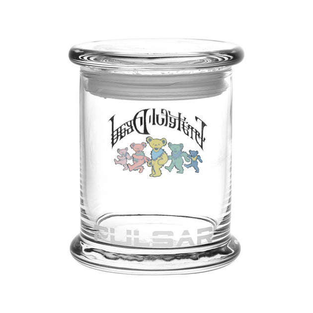 Bear Parade Pop Top Glass Stash Jar Grateful Dead x Pulsar Pulsar