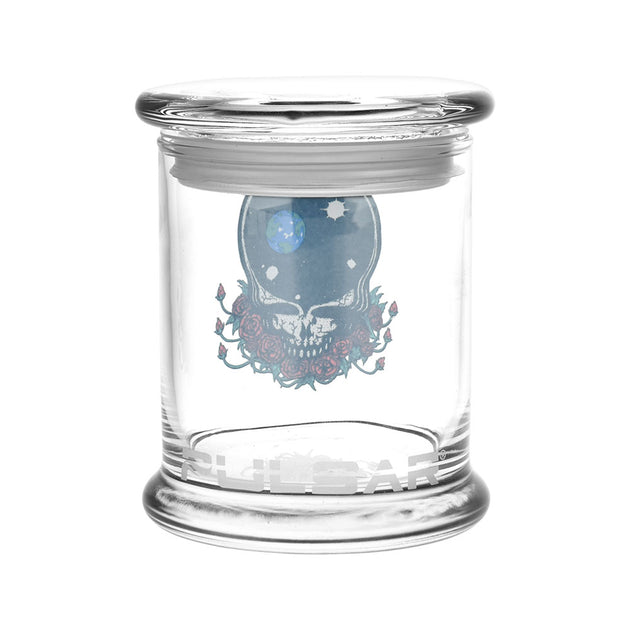 Space Your Face Pop Top Glass Stash Jar Grateful Dead x Pulsar