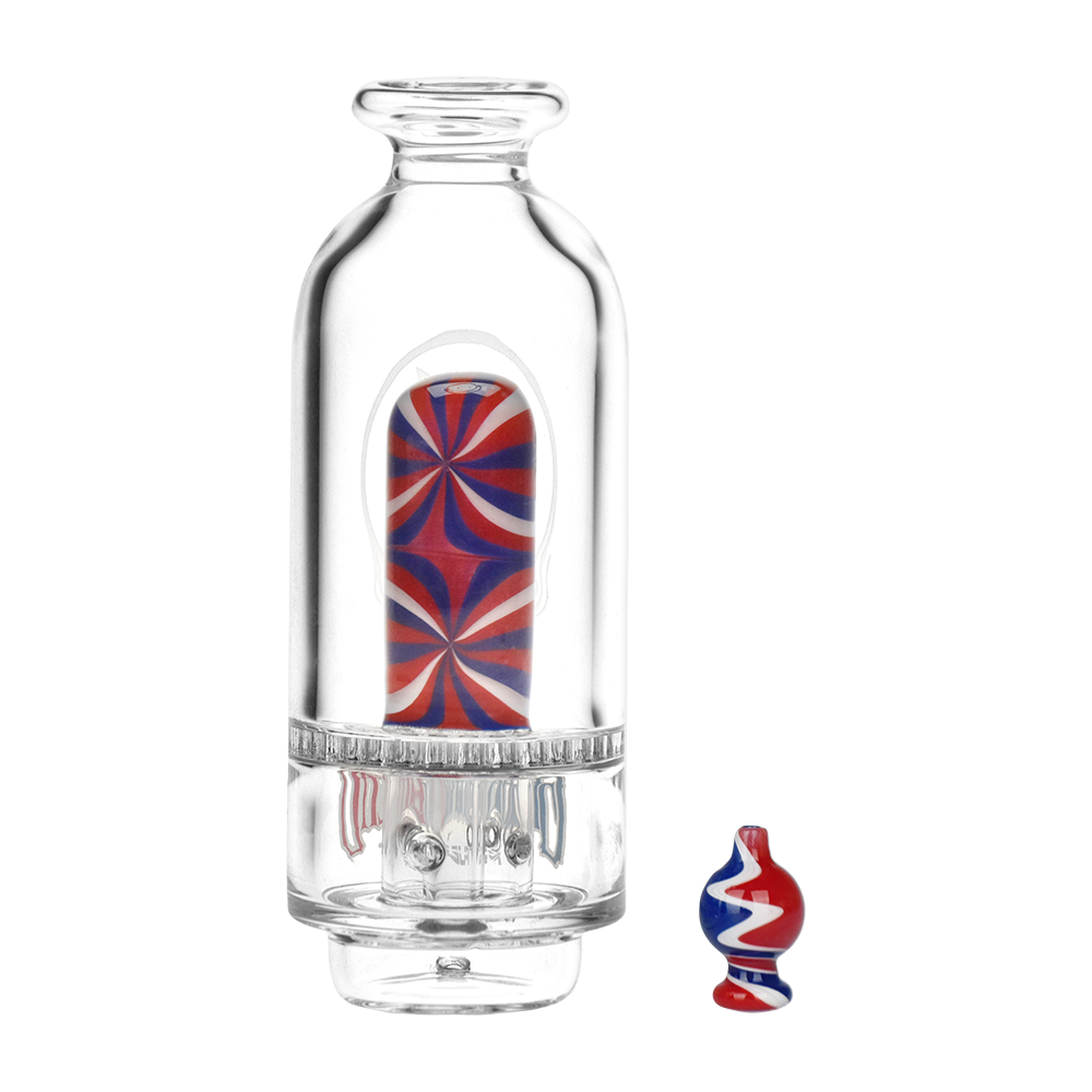 Grateful Dead x Pulsar Sandblasted Stealie Rig Set for Puffco Peak Series | Back View