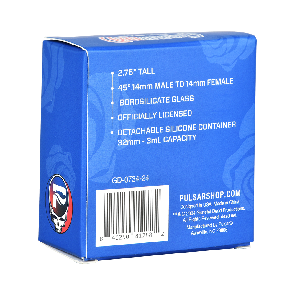 Grateful Dead x Pulsar Steal Your Face Reclaim Kit | Packaging | Back View