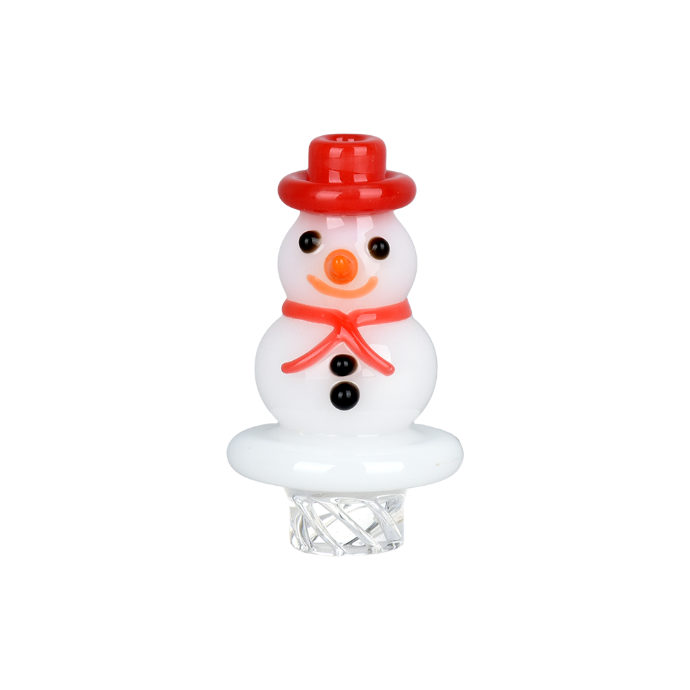 Happy Snowman Vortex Carb Cap | Front View