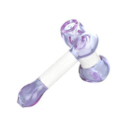 Honeycomb Hype Sidecar Bubbler | Purple & White