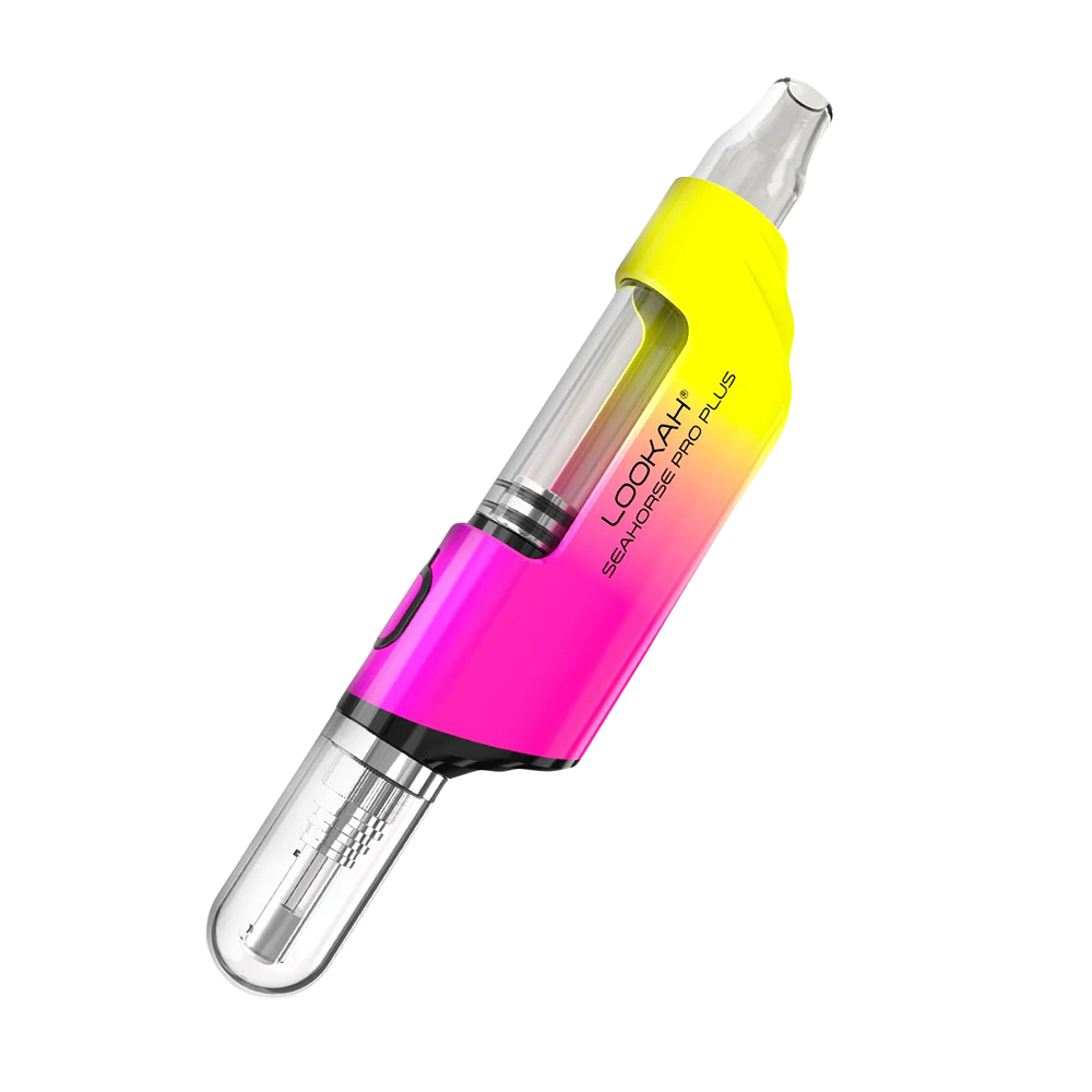 Lookah Seahorse Pro Plus Electric Dab Straw | Pink Yellow Gradient