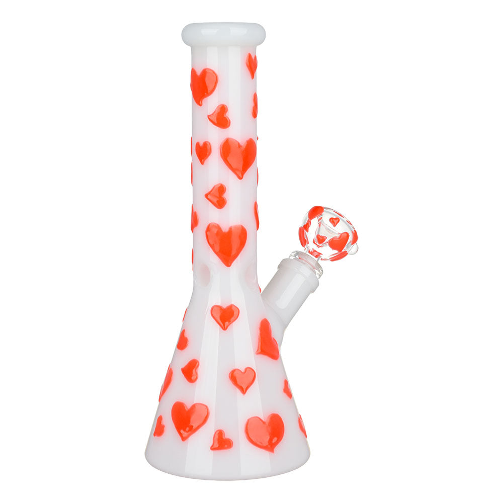 Luminescent Love Beaker Bong | Back View