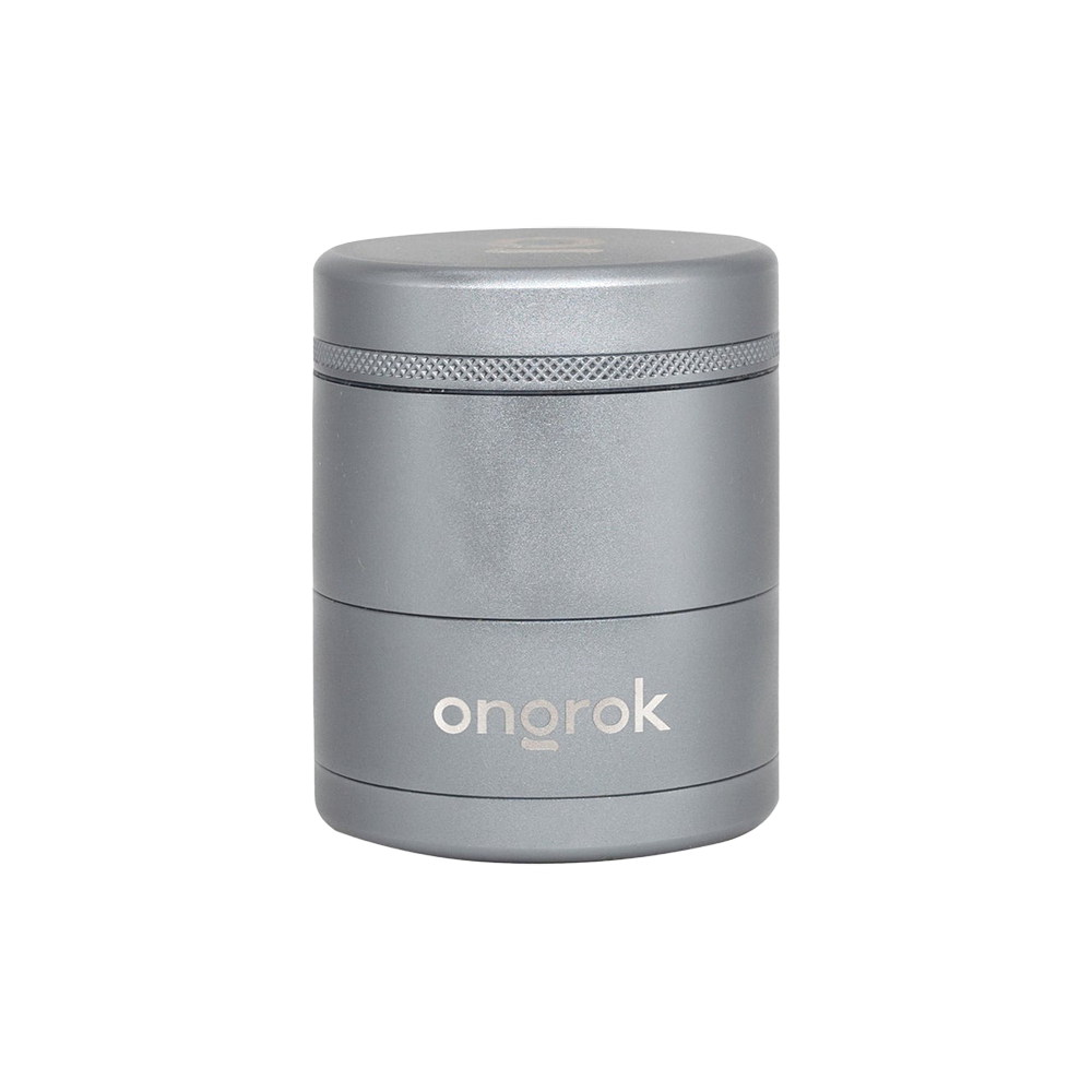 ONGROK Flower Petal Toothless Grinder | 2.2" | Silver
