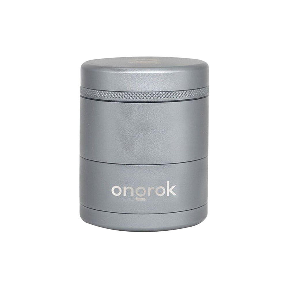 ONGROK Flower Petal Toothless Grinder | 2.5" | Silver