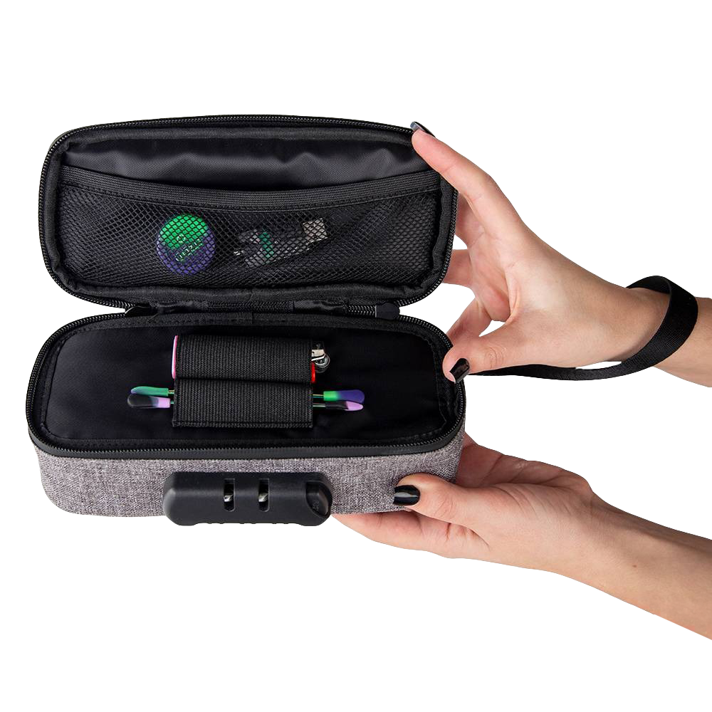 Ooze Traveler Series Smell Proof Travel Pouch | Open View | Top Layer