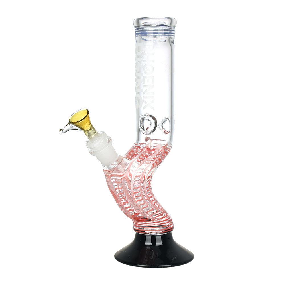 Phoenix Rising Hand Grip Bong | Black Red