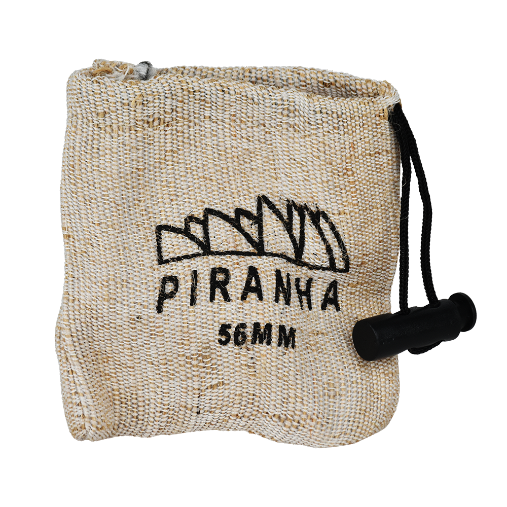 Piranha Aluminum Grinder | 4pc | 2.2" | Drawstring Pouch