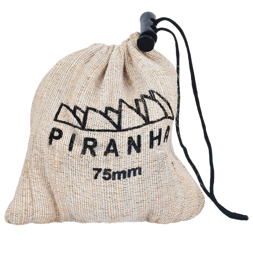 Piranha Aluminum Grinder | 4pc | 3" | Drawstring Pouch