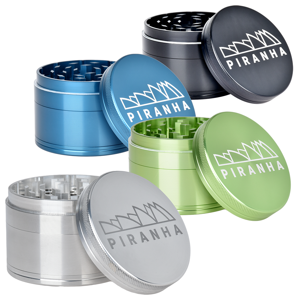 Piranha Aluminum Grinder | 4pc | 3" | Group