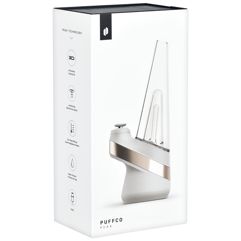 Puffco New Peak eRig | Cloud Gray | Packaging