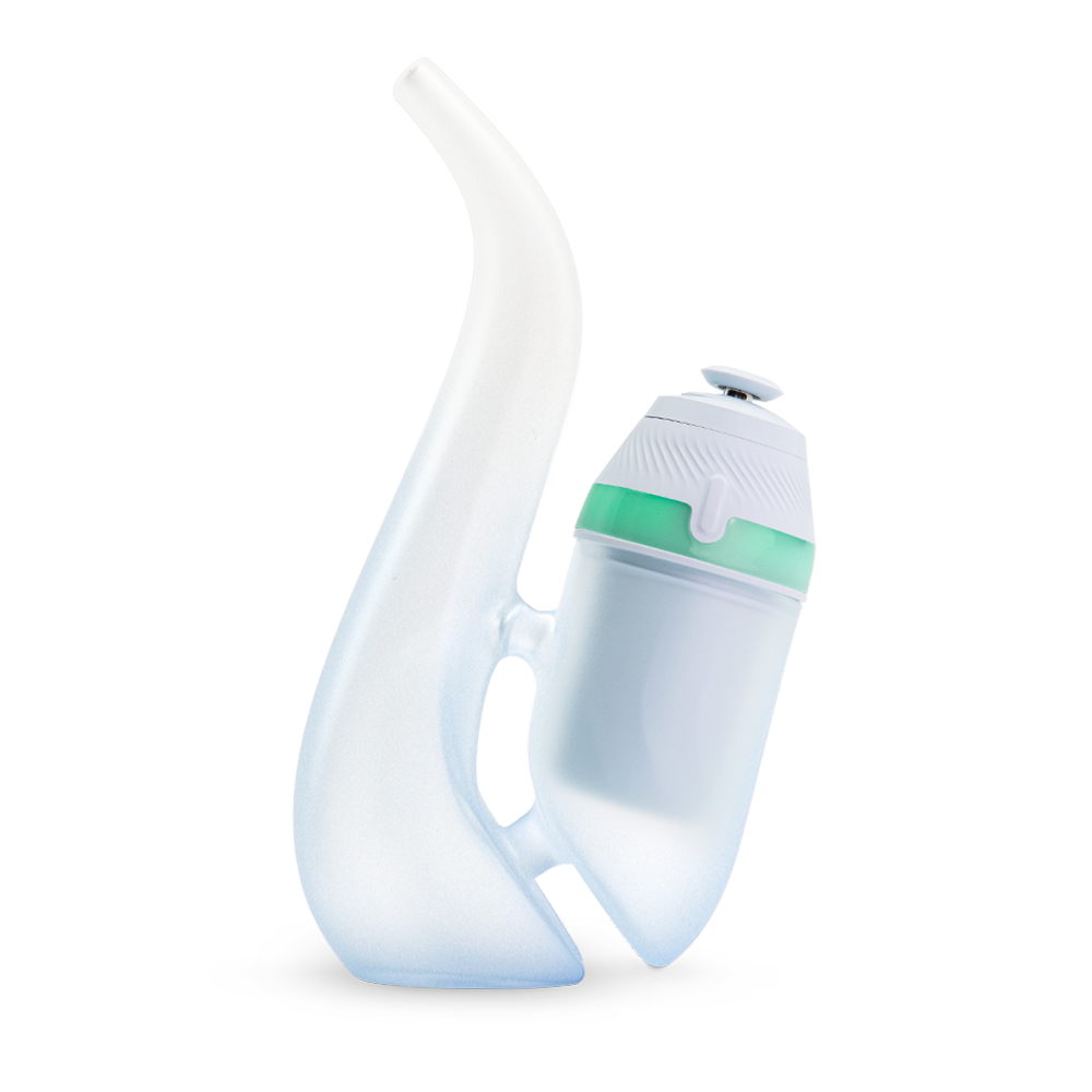 Puffco New Proxy Bubbler | Haze | View with Base