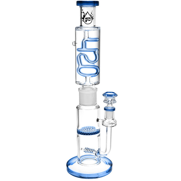 12 Glycerine Filled Inline Glass Water Pipe
